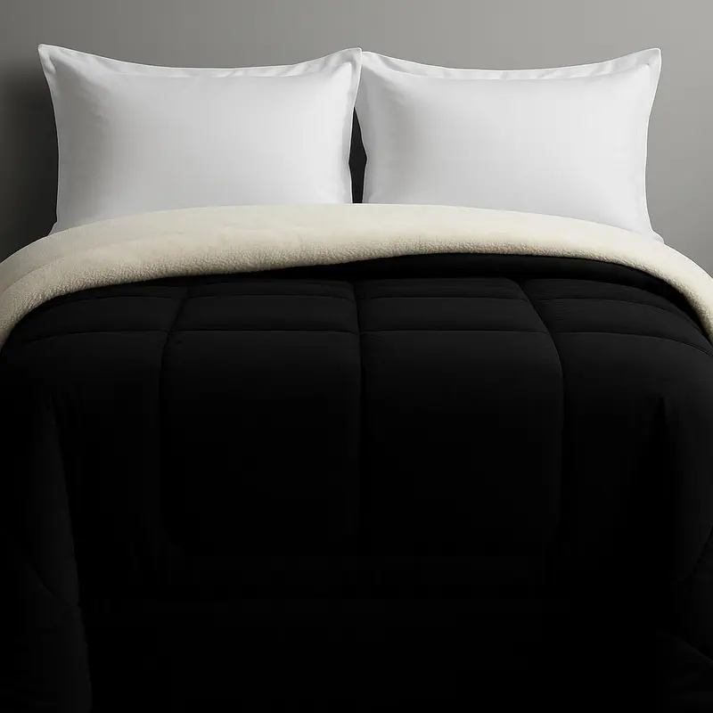 Coberdrom Casal Queen Sherpa Edredrom Pele de Carneiro 2,40m x 2,20m - 5